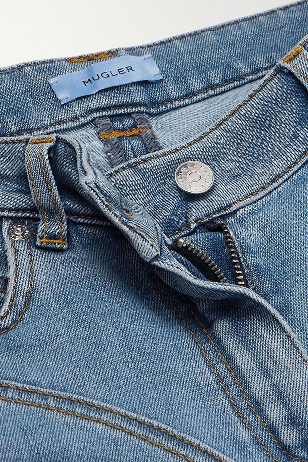 MUGLER Mid-rise flared jeans