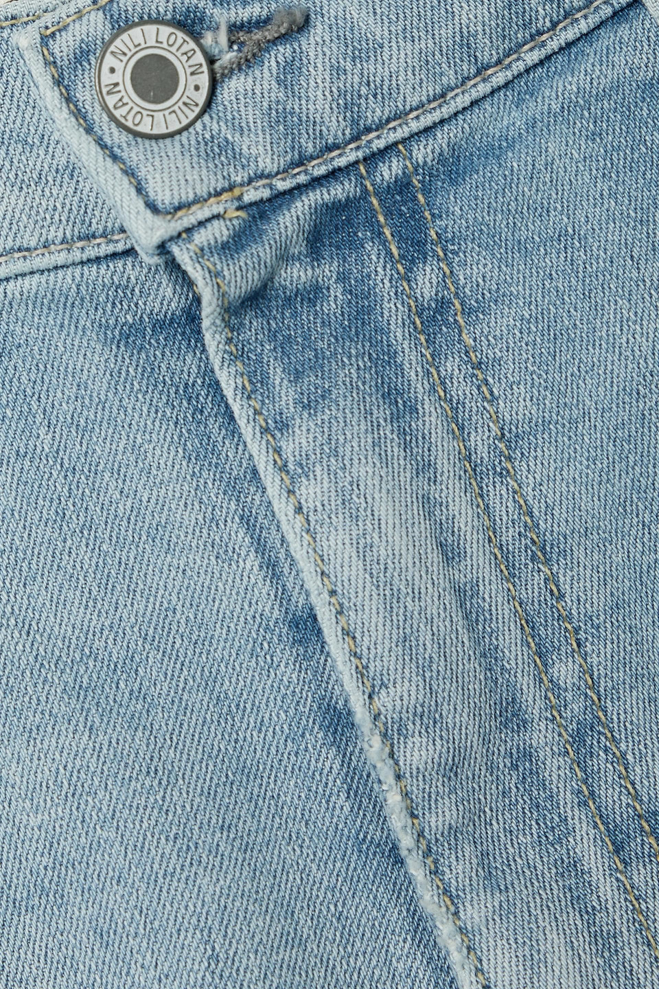 NILI LOTAN BOYFRIEND FRAYED DENIM SHORTS 3074457345636329132