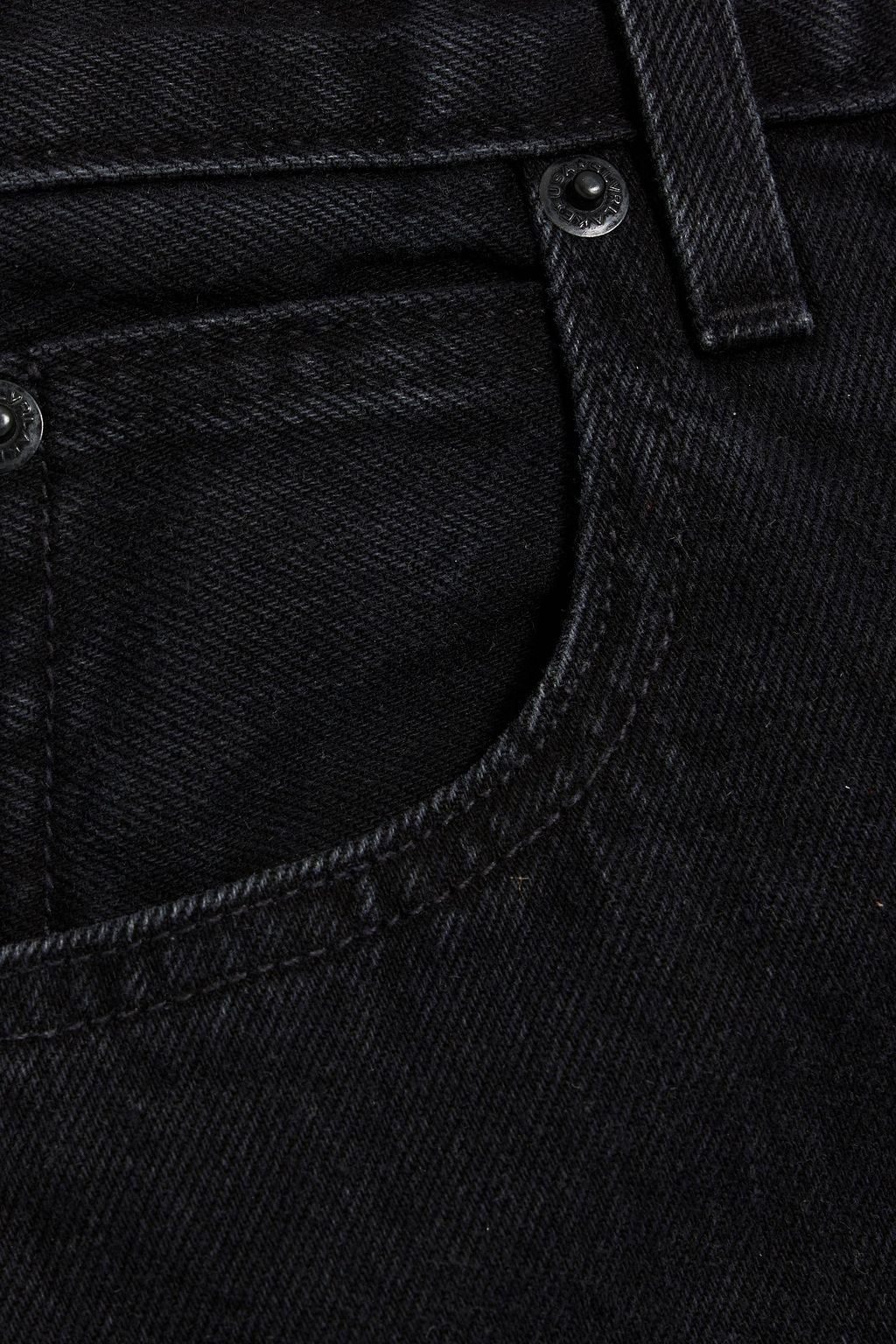 SLVRLAKE Hero frayed high-rise straight-leg jeans