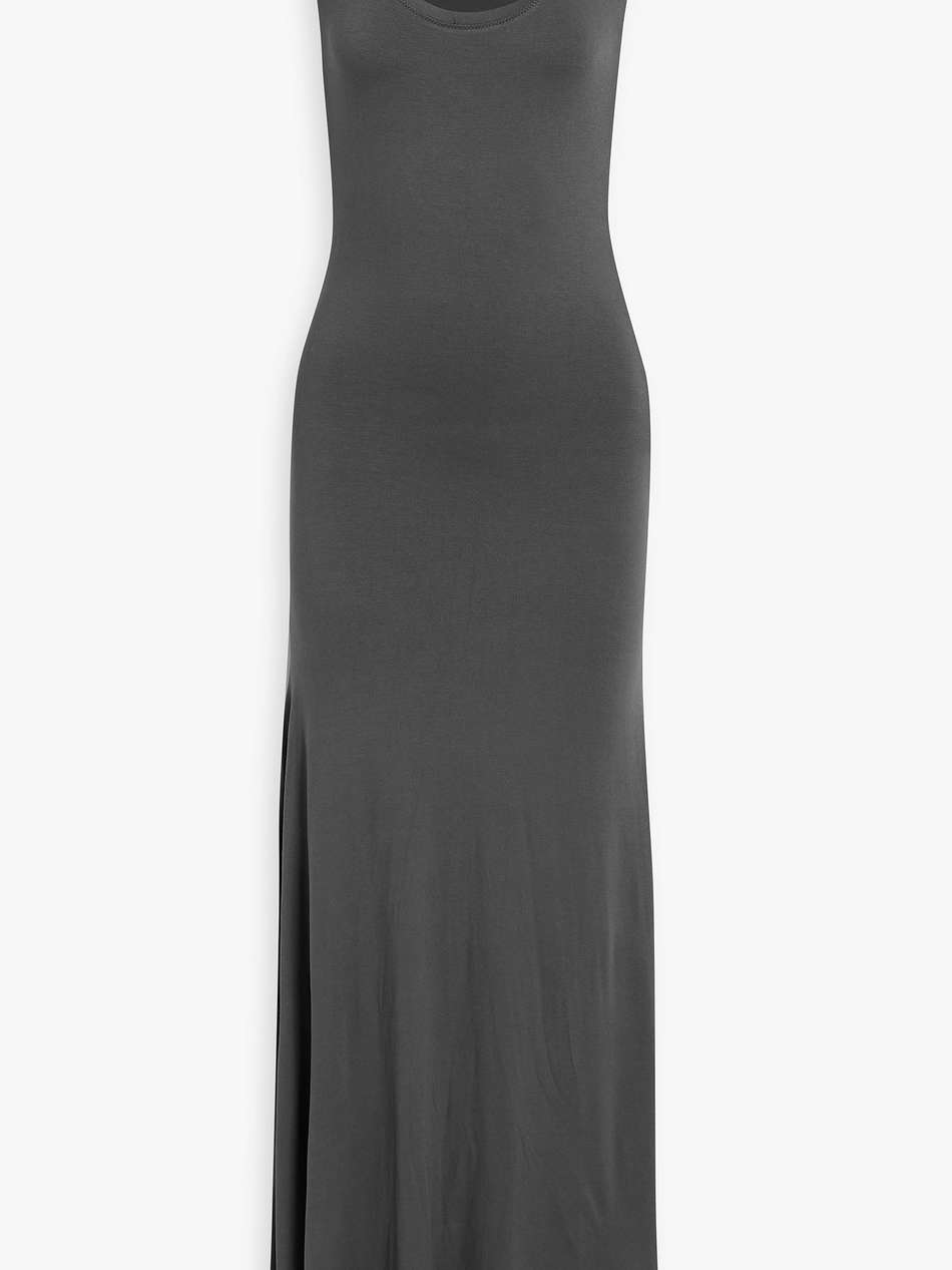 asymmetric stretch-jersey maxi dress