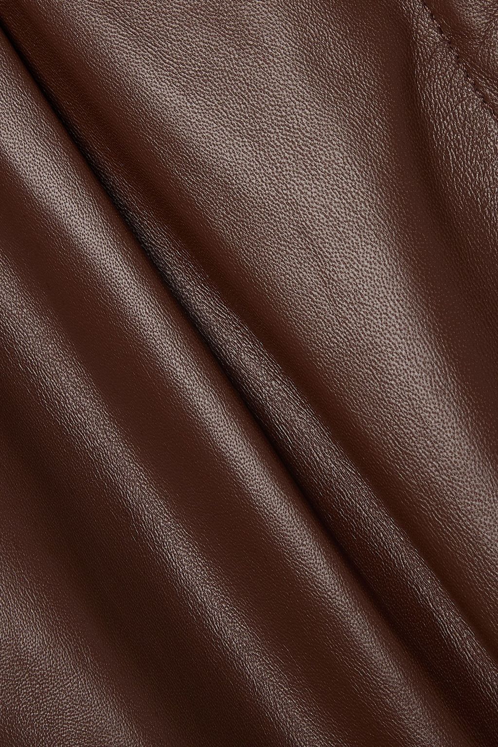 ALTUZARRA レザー ストレートレッグパンツ