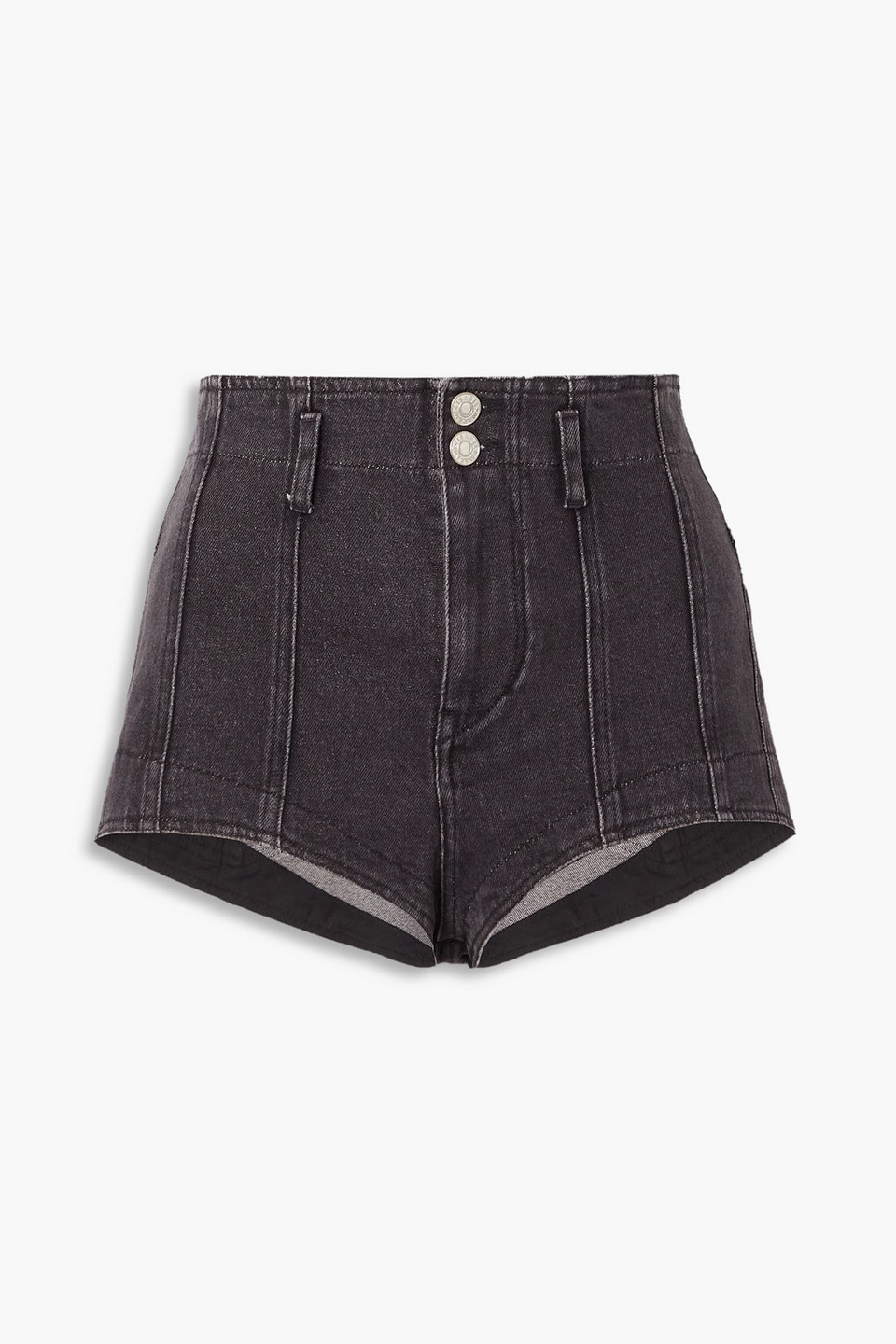 Isabel Marant Deverson Denim Shorts In Kohle