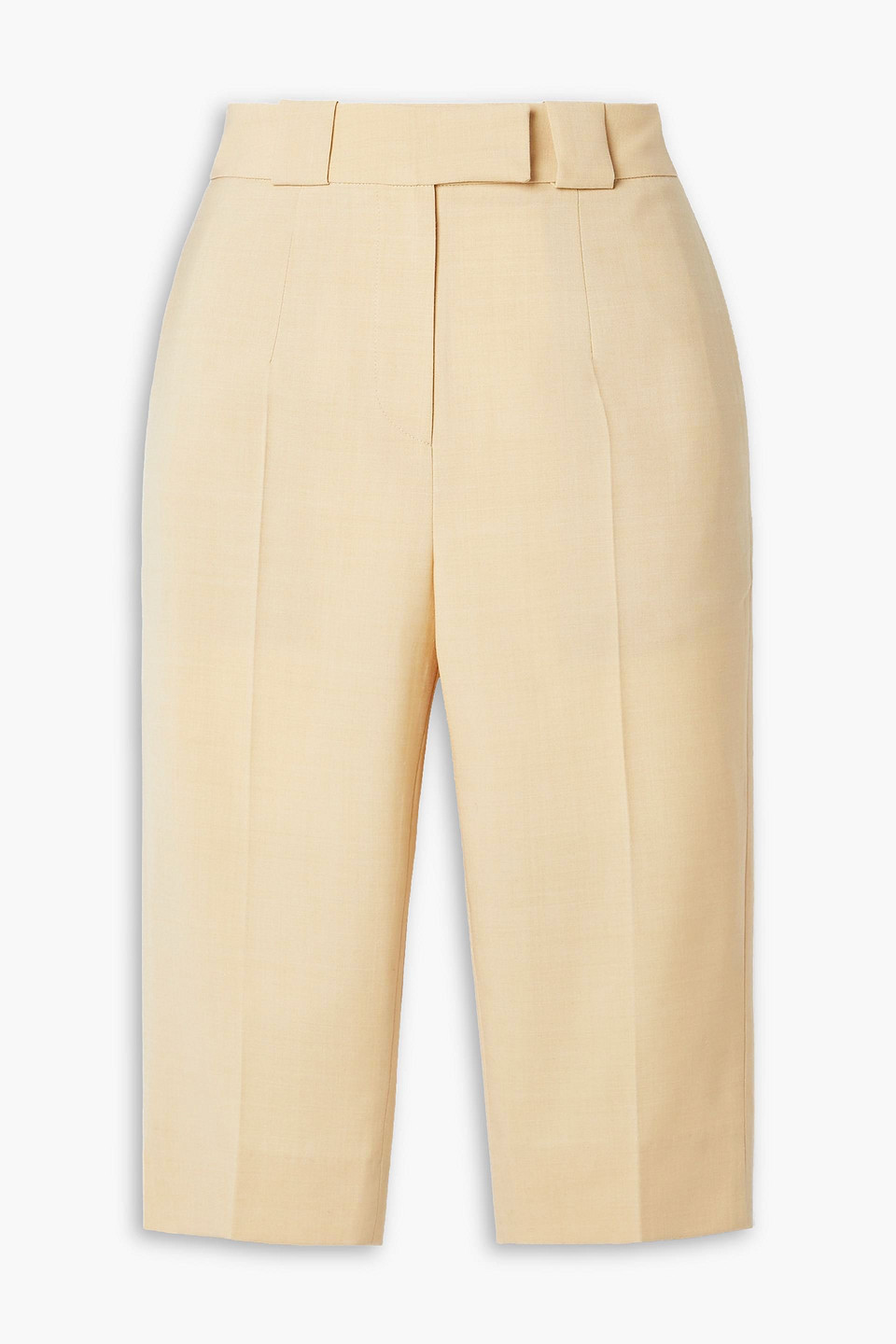 Lvir Wool-blend Shorts In Beige