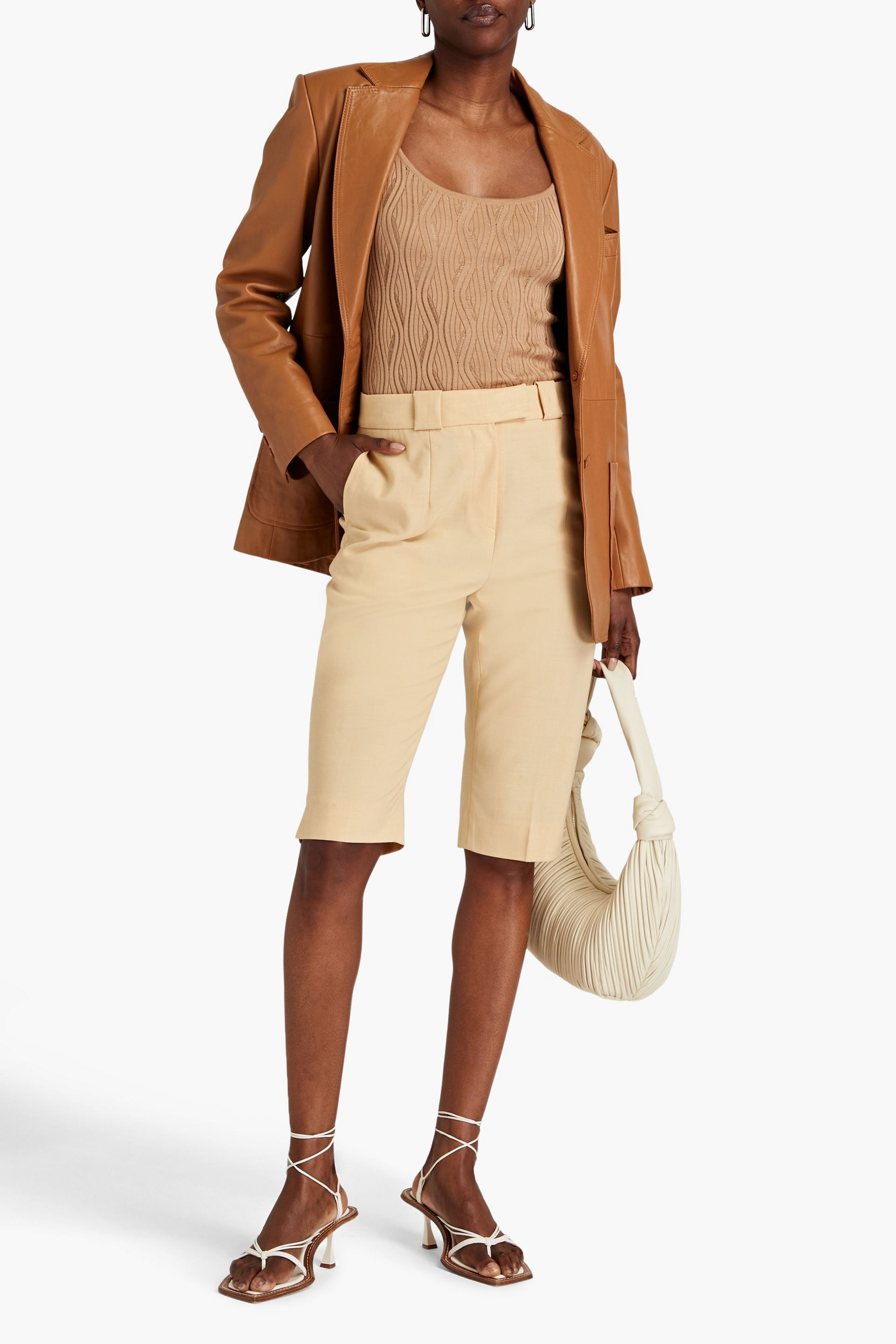 LVIR Wool-blend shorts