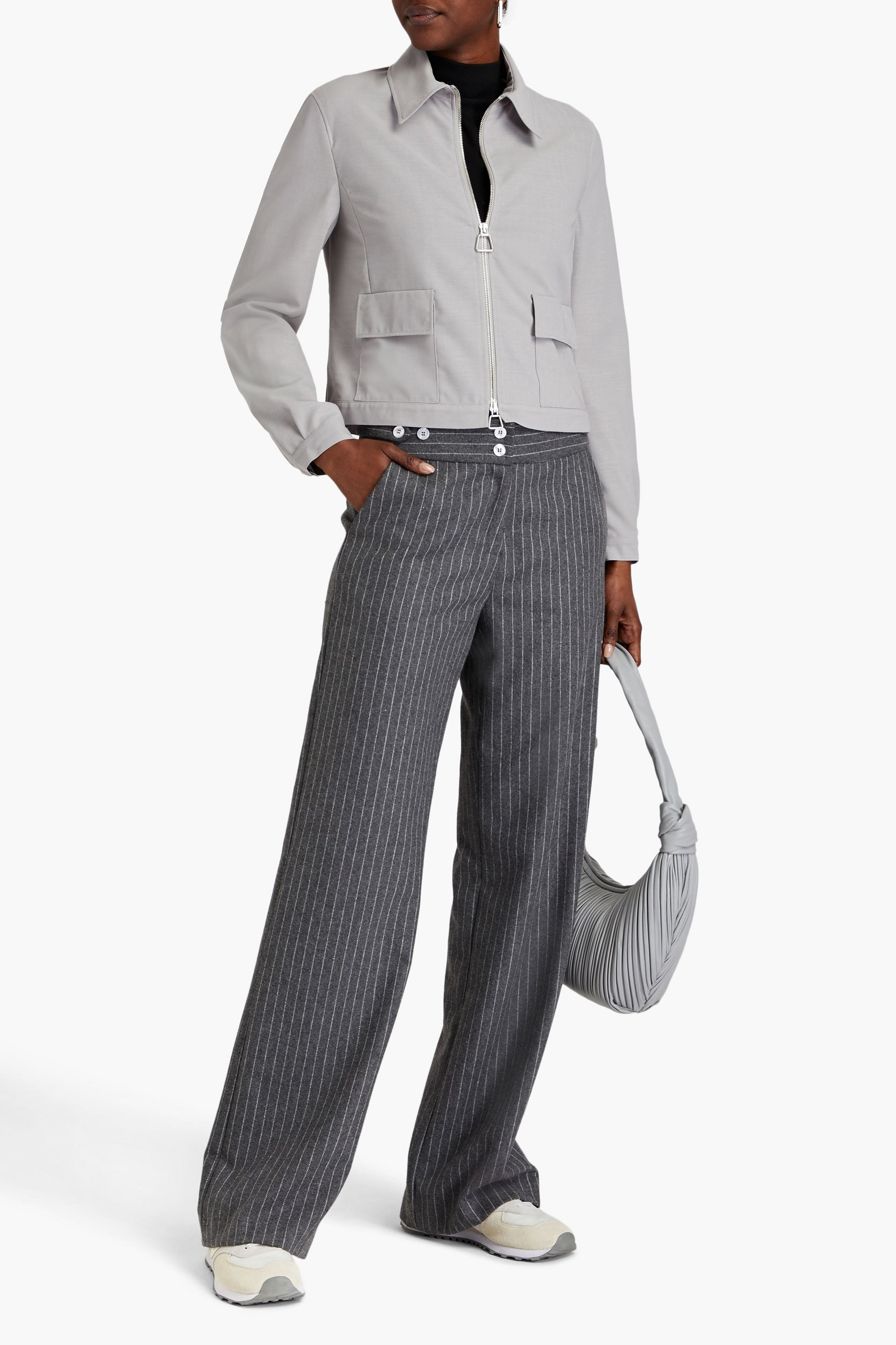 AKRIS Cropped wool jacket