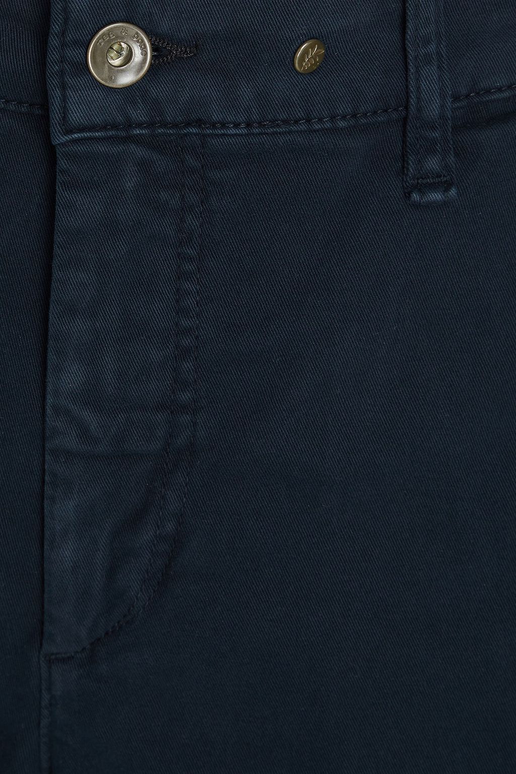 RAG & BONE شورت شينو "بيري" من التويل المصنوع من مزيج من القطن