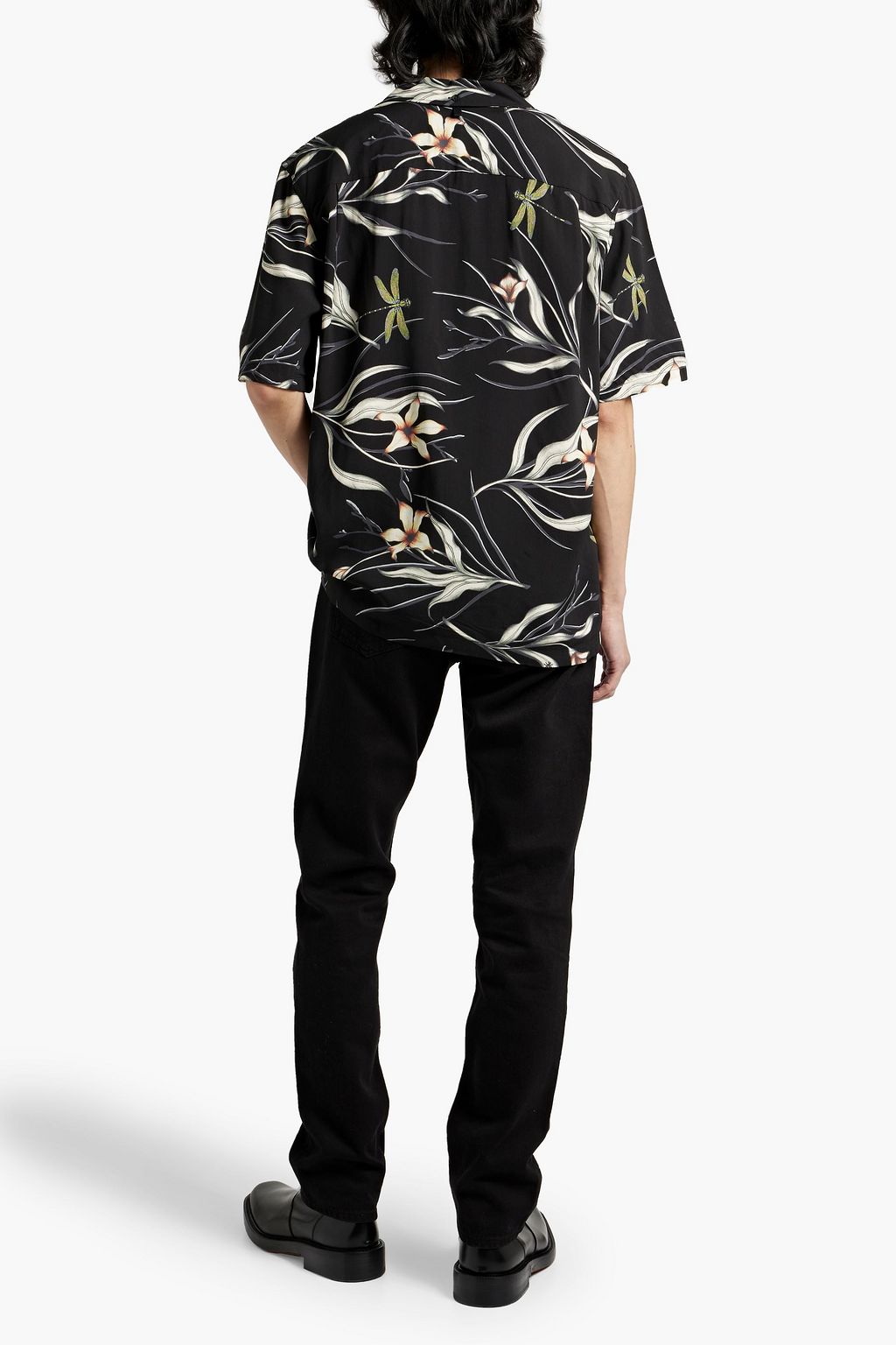 RAG & BONE Avery printed crepe shirt