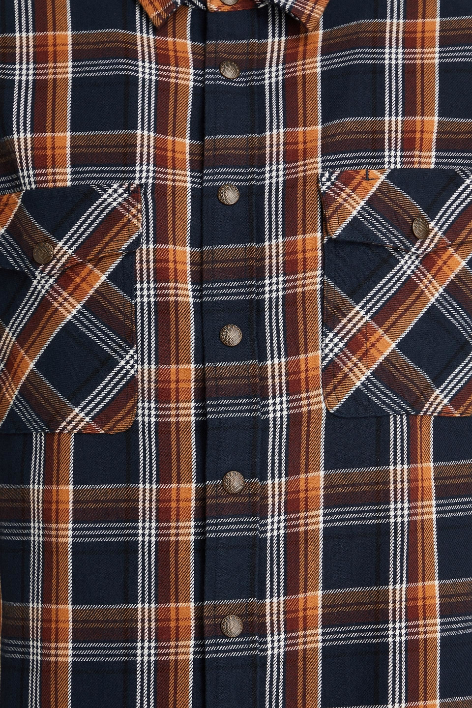 Rag & Bone Jack Checked Cotton Shirt In Midnight Blue