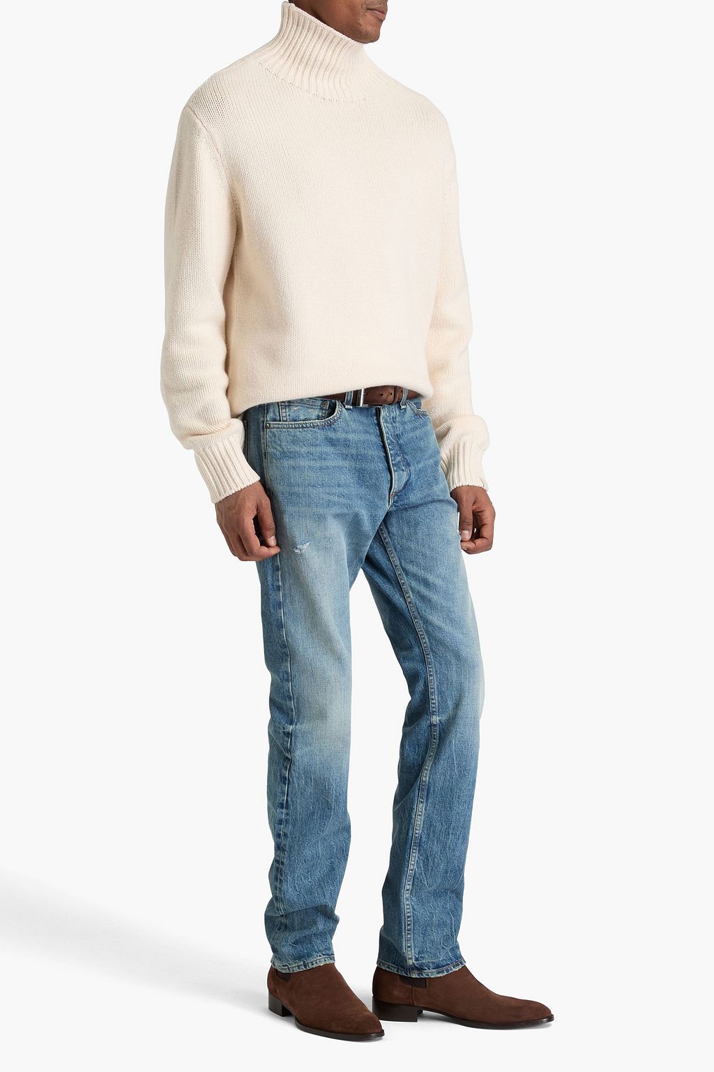 RAG & BONE Fit 4 Archive Selvedge distressed denim jeans