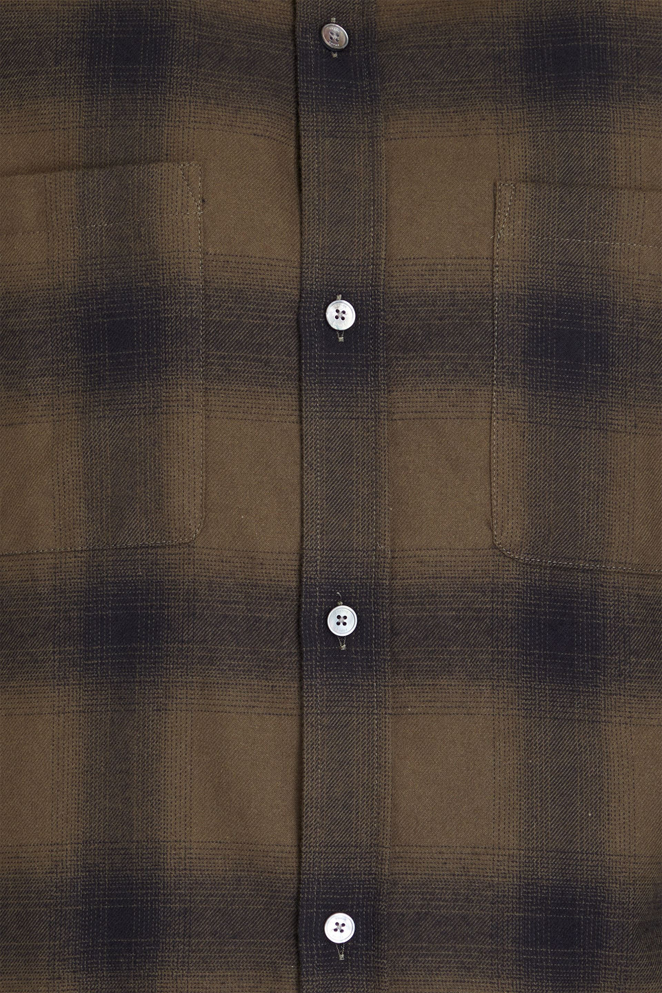 FRAME CHECKED COTTON-FLANNEL SHIRT