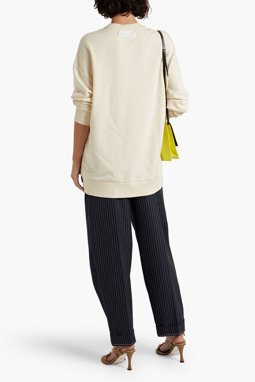 STELLA MCCARTNEY Day Tripper oversized printed cotton and Lyocell-blend sweatshirt