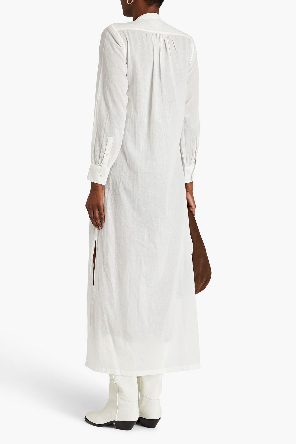 NILI LOTAN Sandra cotton-voile maxi dress