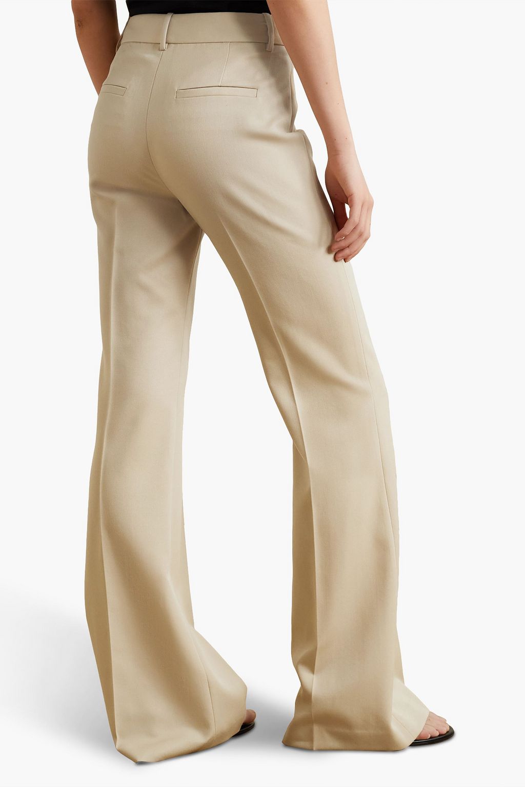 NILI LOTAN Arielle Schlaghose aus Woll-Twill