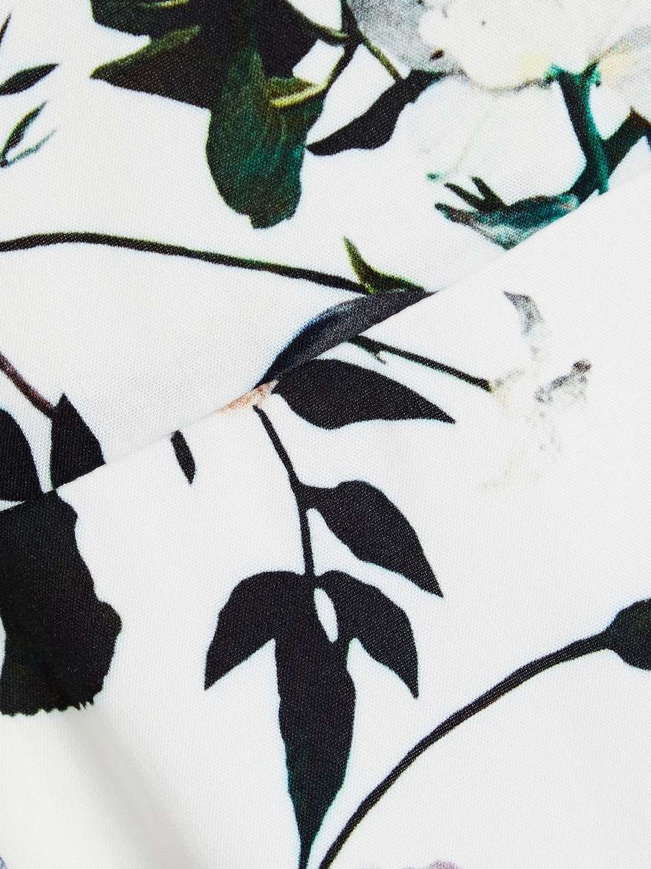 evita floral-print crepe de chine mini dress