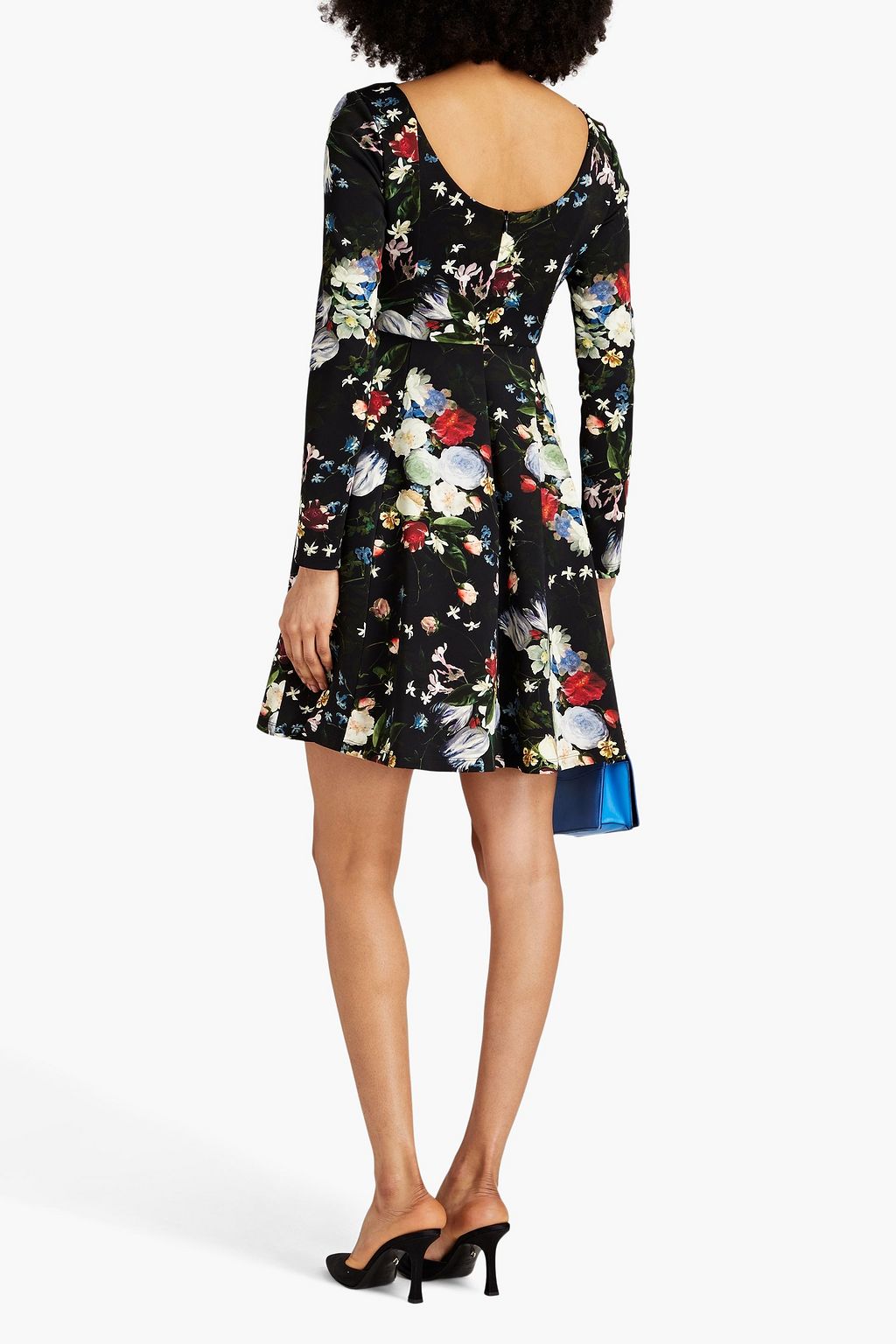 ERDEM Martine floral-print jersey mini dress