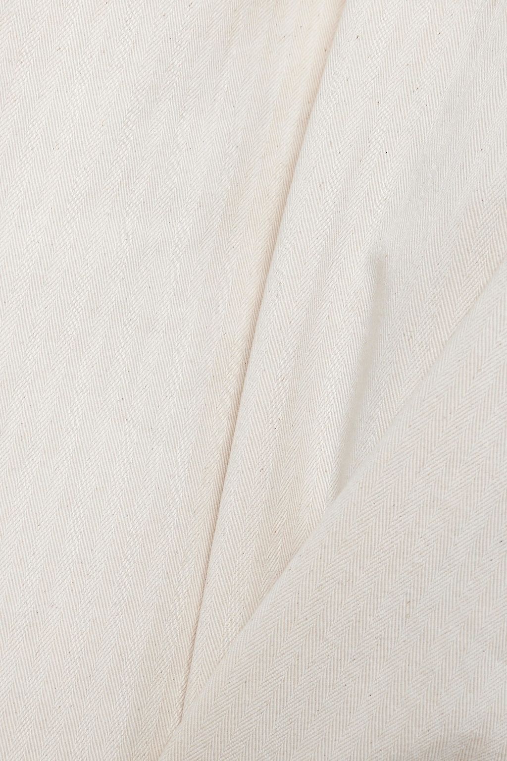 ISABEL MARANT Myler herringbone cotton wide-leg pants