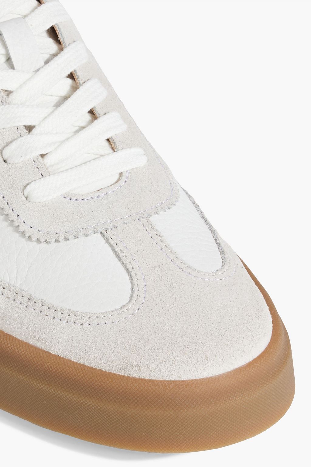 IRIS & INK Gina leather and suede sneakers