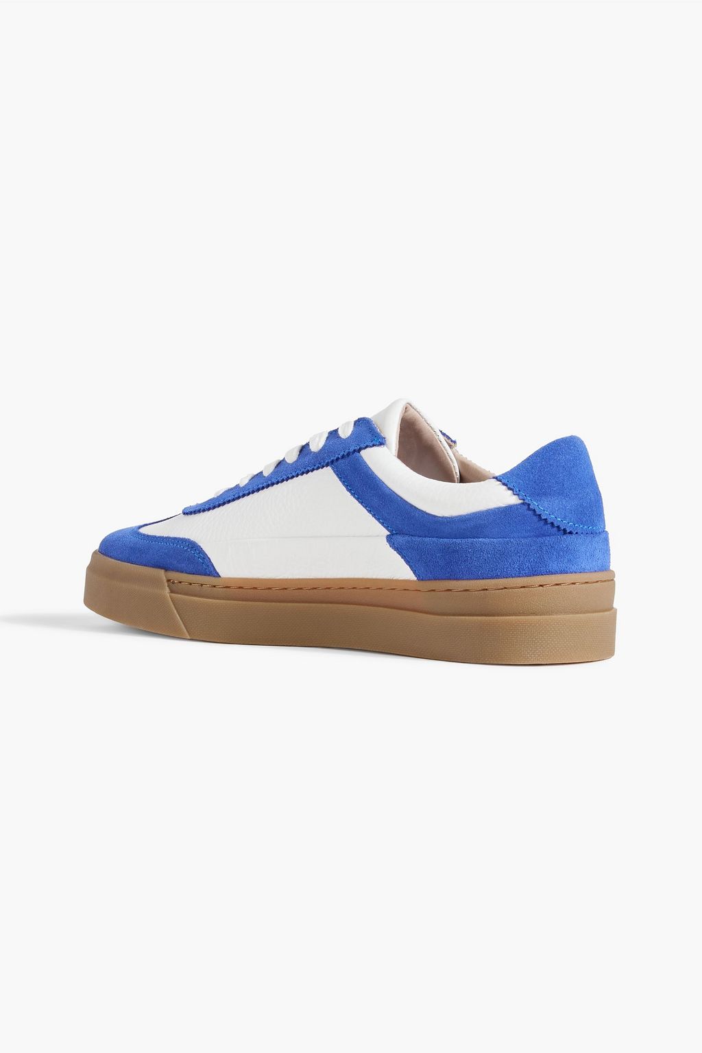 IRIS & INK Gina leather and suede sneakers