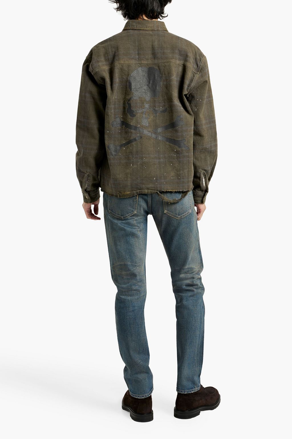 JOHN ELLIOTT Sim-fit distressed denim jeans