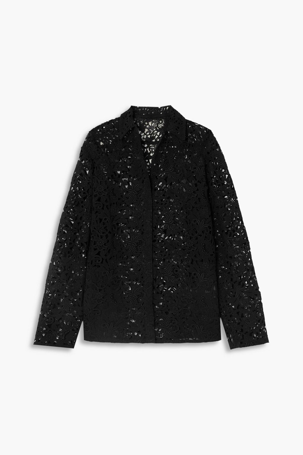 VALENTINO GARAVANI Cotton blend corded lace jacket THE OUTNET