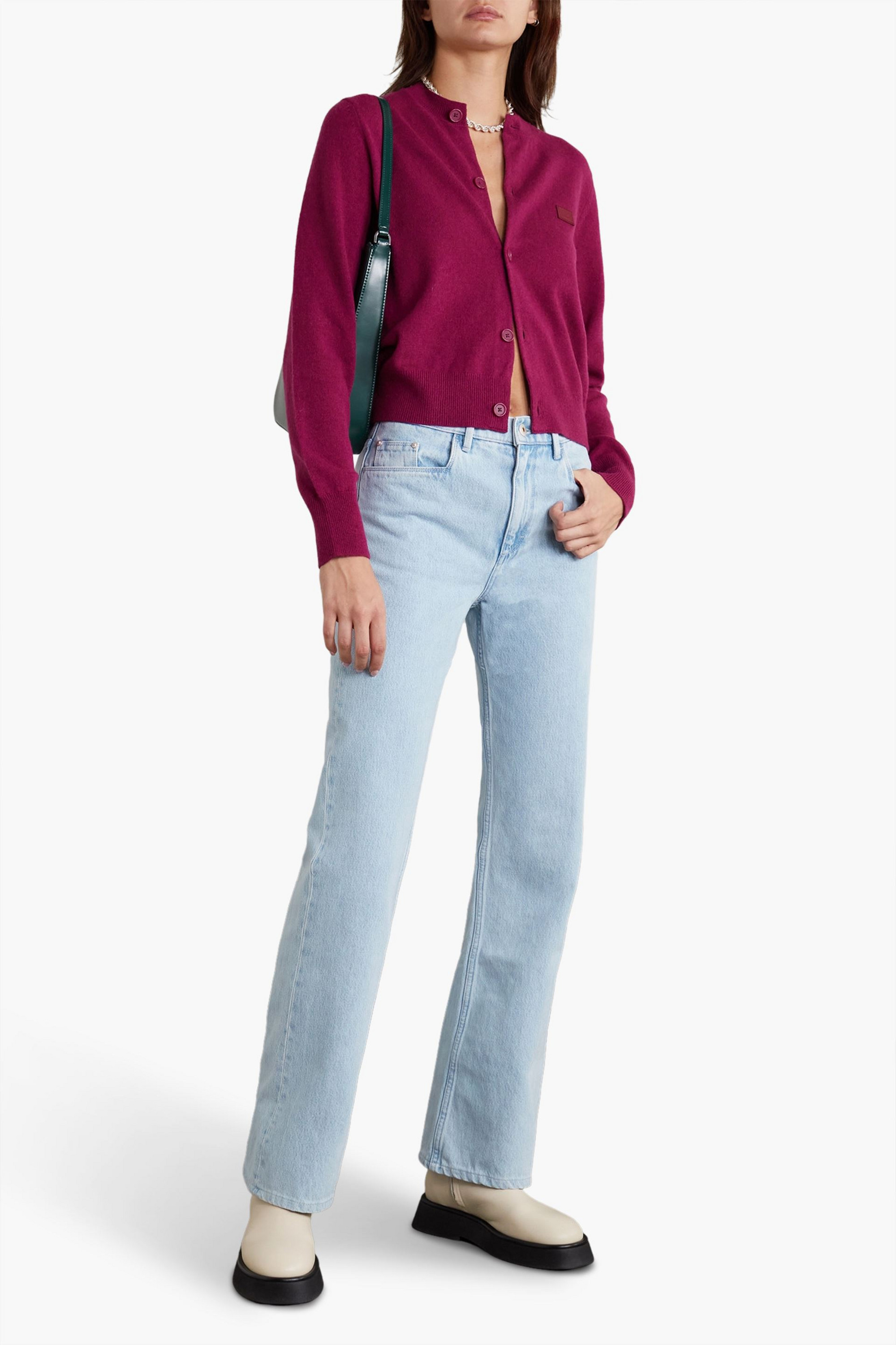 WANDLER Daisy high-rise flared jeans