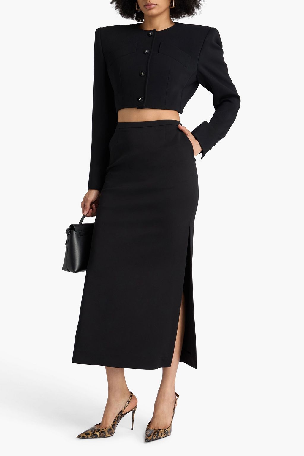 DOLCE&GABBANA Faille midi skirt