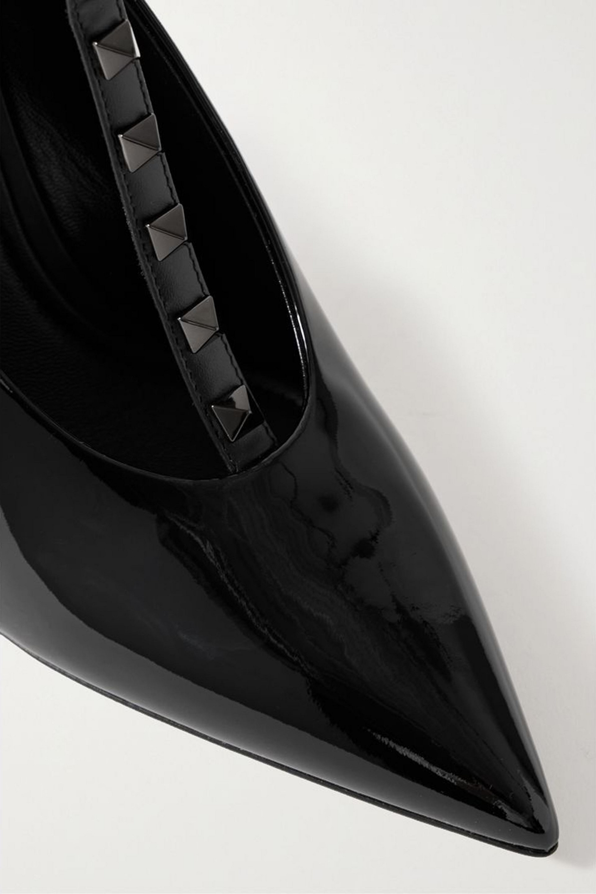 Valentino Garavani Rockstud patent-leather pumps