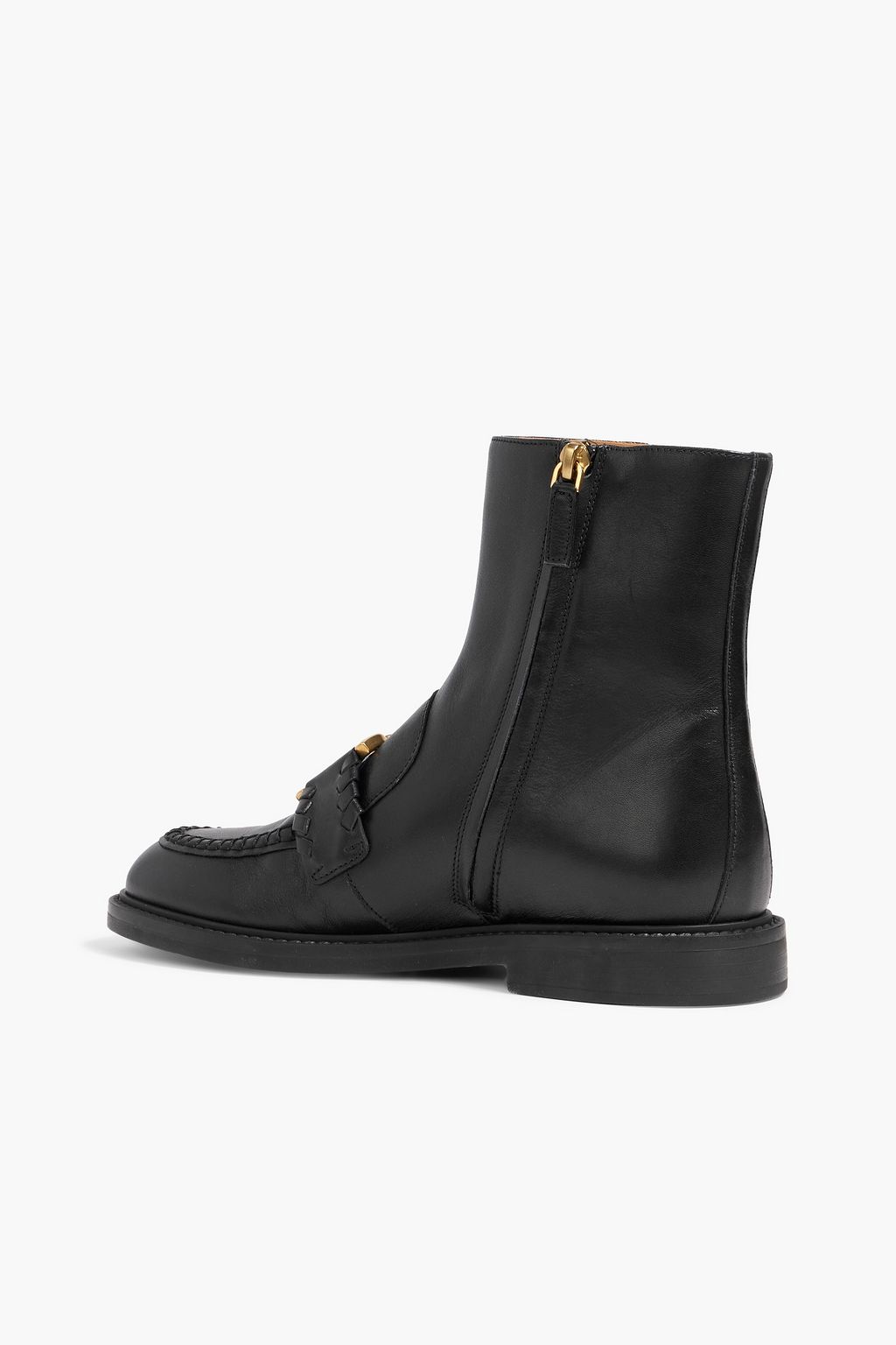 CHLOÉ Marcie embellished leather ankle boots