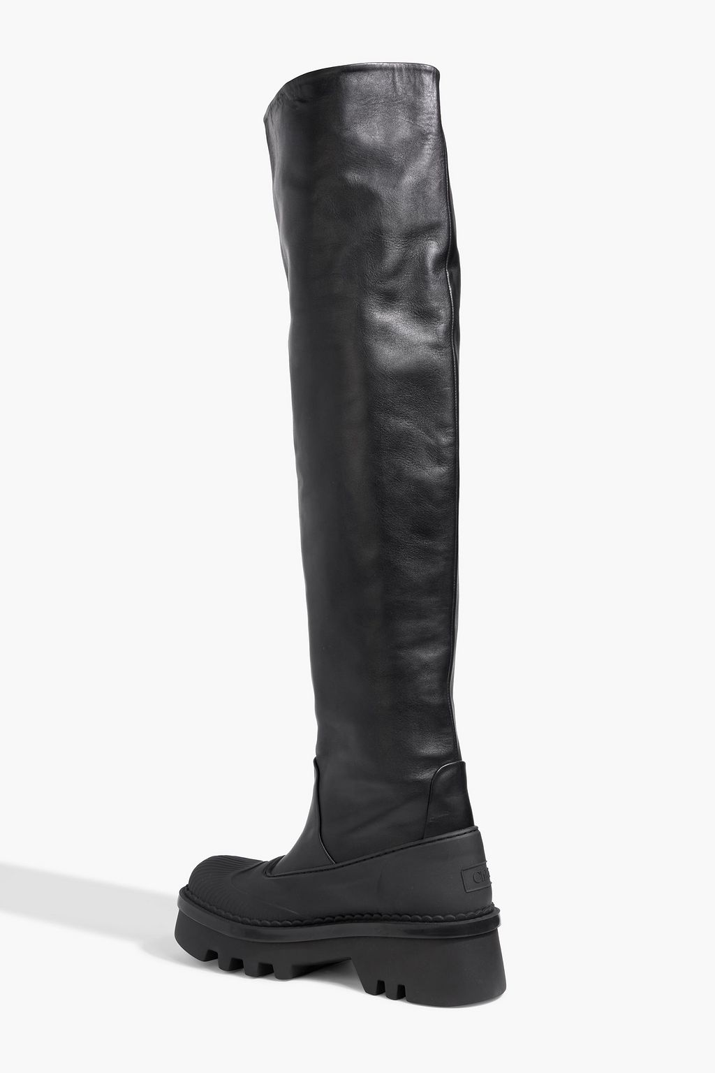 CHLOÉ Raina leather platform over-the-knee boots