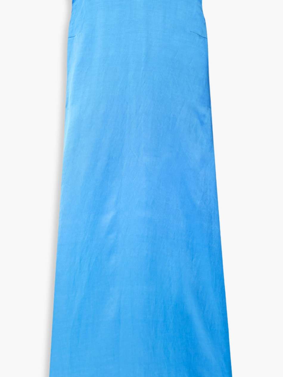 sloane two-tone satin maxi dress