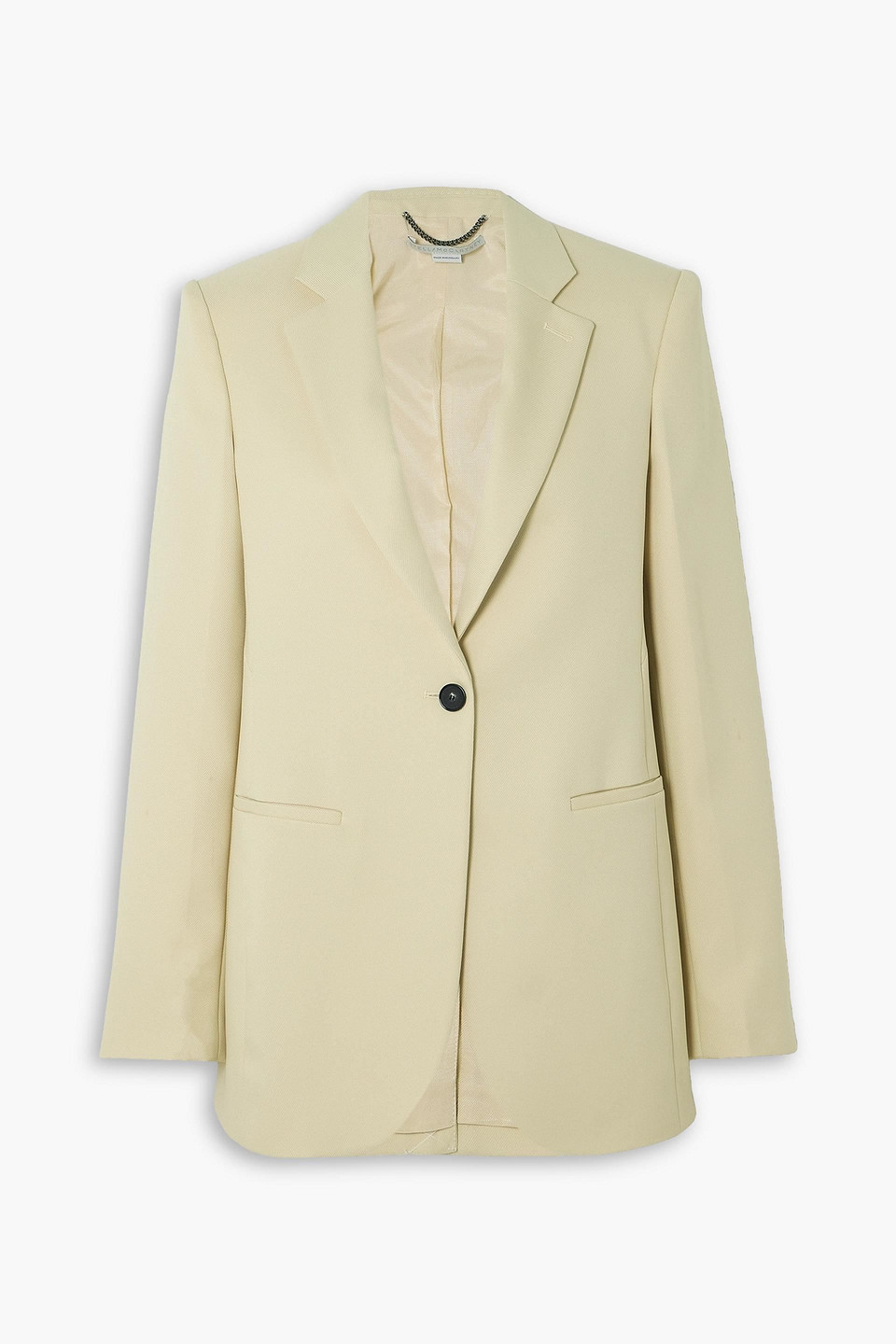 stella mccartney - twill blazer - yellow - it 44
