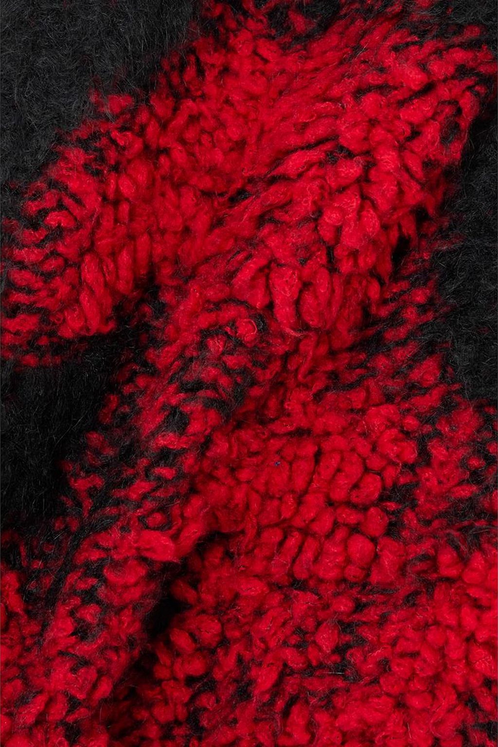 STELLA MCCARTNEY Oversized jacquard-knit alpaca-blend sweater