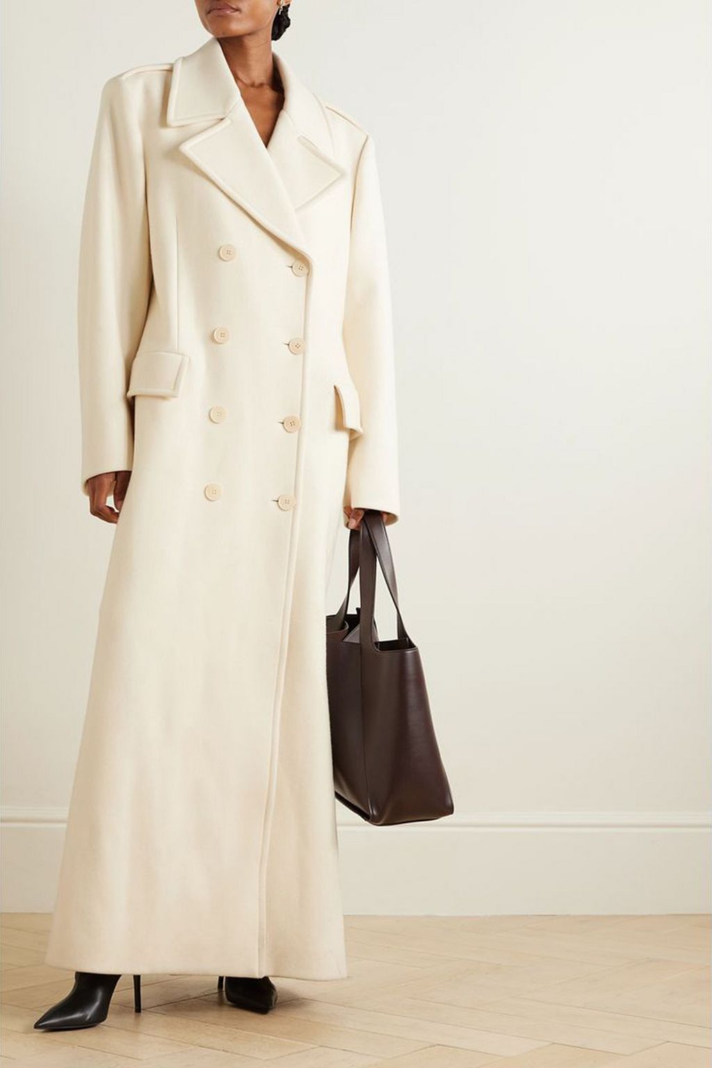STELLA MCCARTNEY Oversized double-breasted wool coat