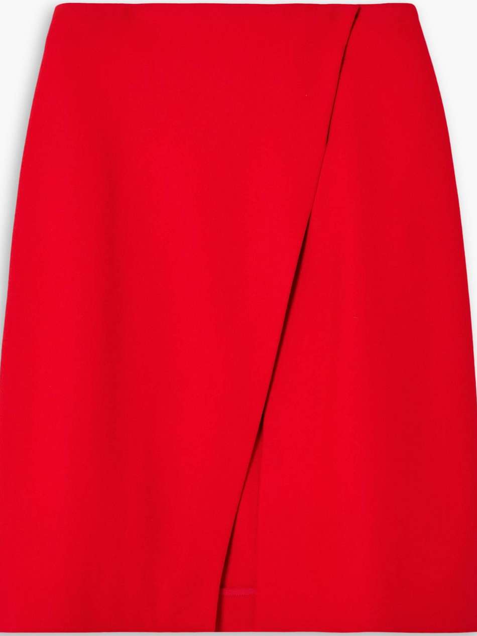 wool wrap skirt