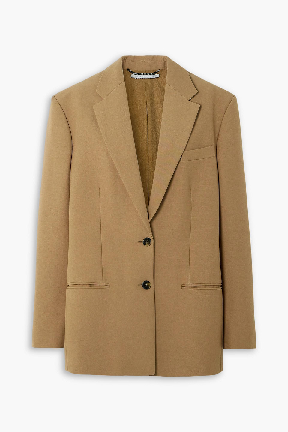 【関税&送料込】Stella Mccartney Brown Wool Blazer Oversized wool blazer in brown - Stella Mc Cartney | Mytheresa