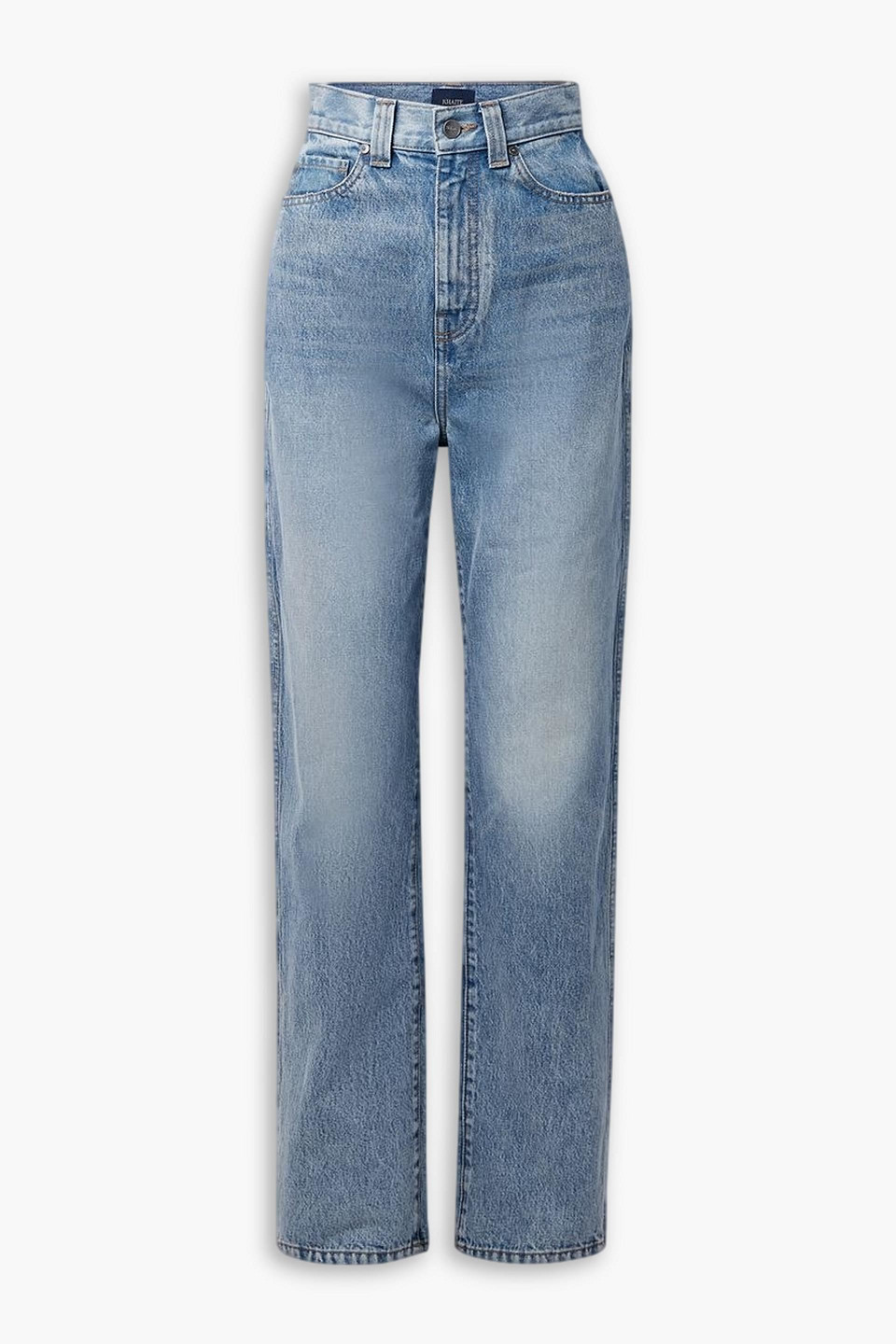 Albi high-rise straight-leg jeans