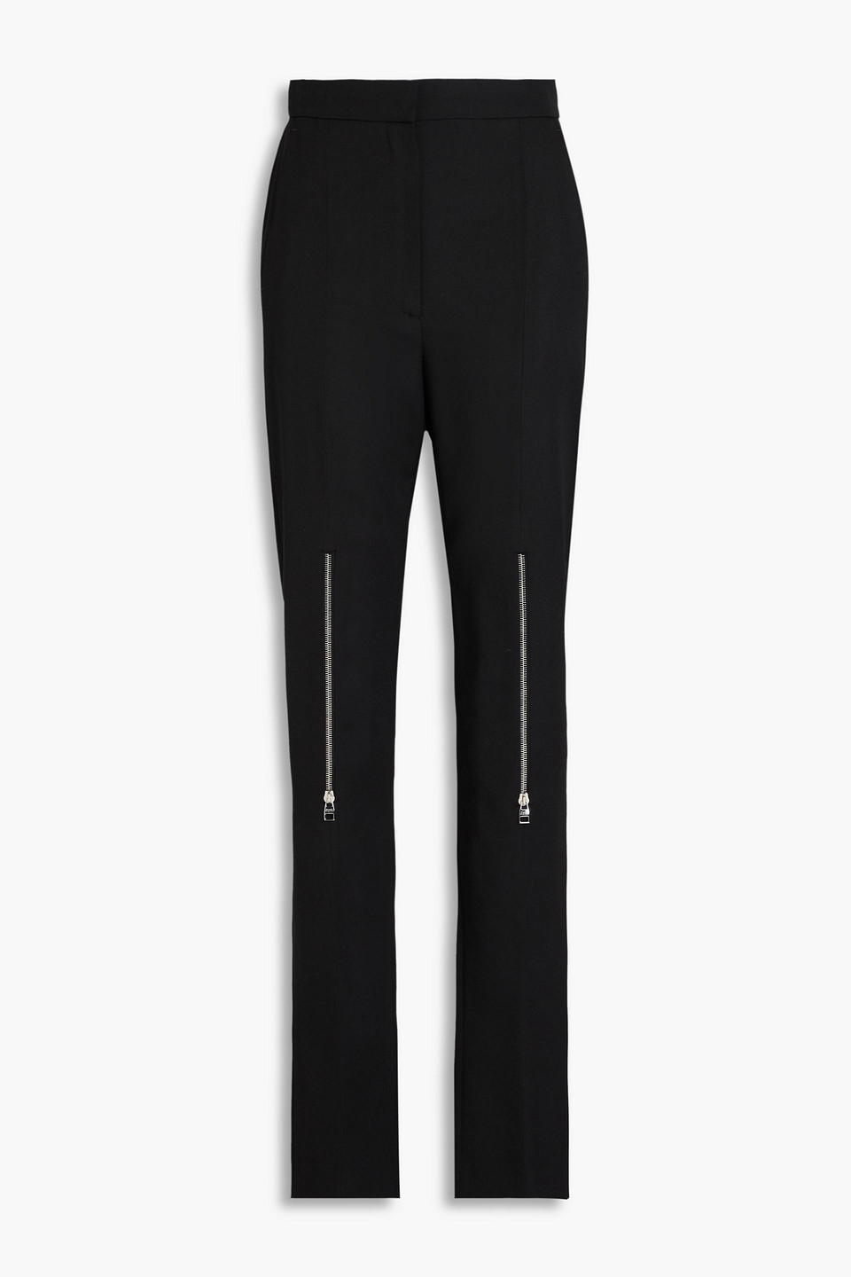 ALEXANDER MCQUEEN GRAIN DE POUDRE WOOL TAPERED PANTS