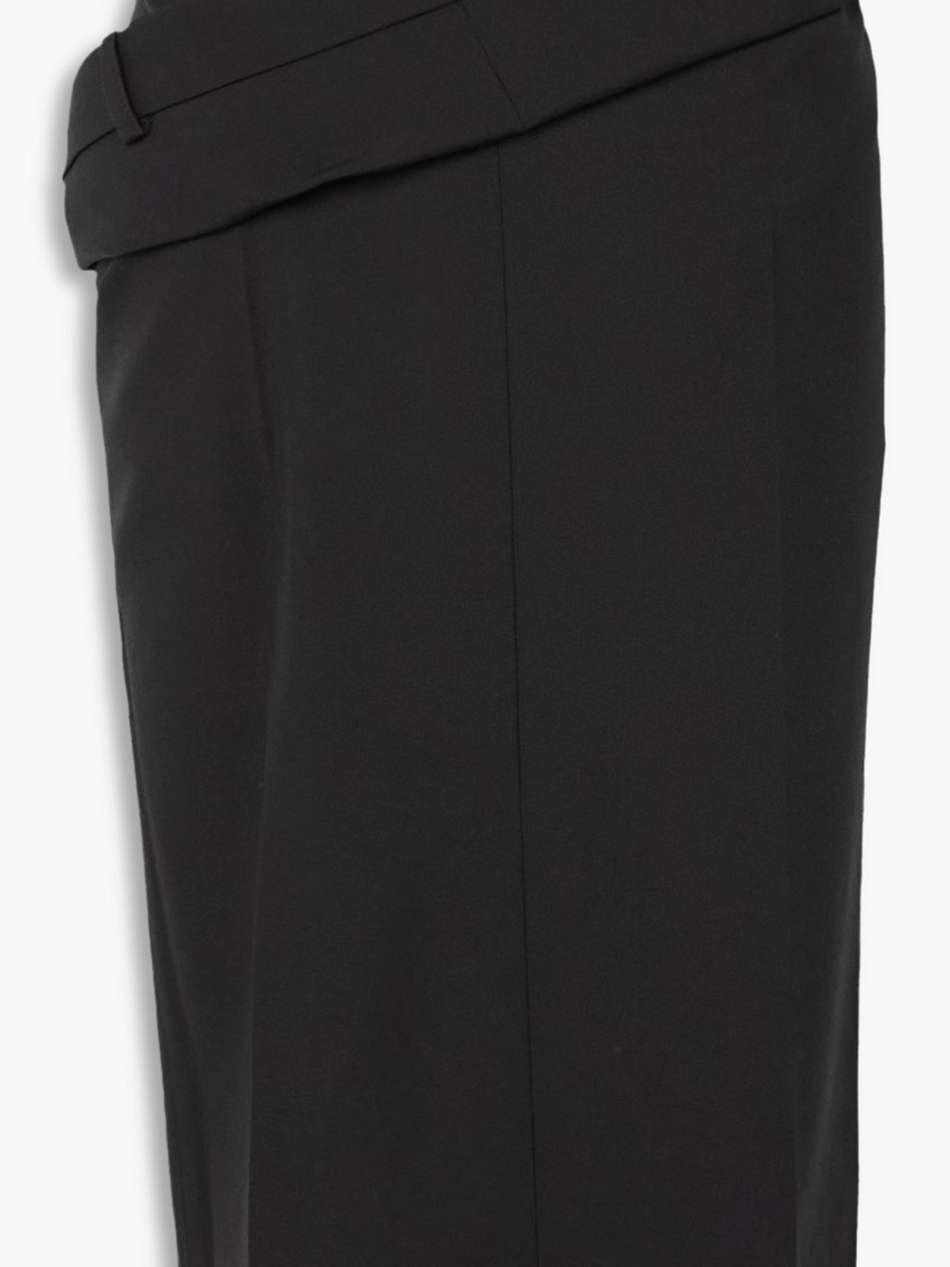 vela draped wool skirt