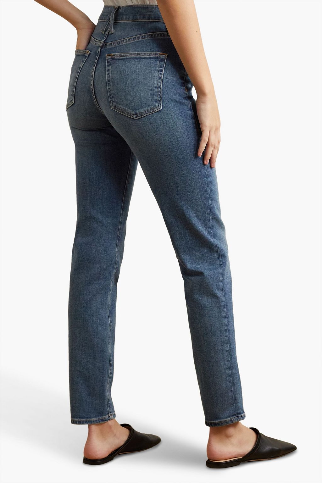 SLVRLAKE Roxy mid-rise slim-leg jeans