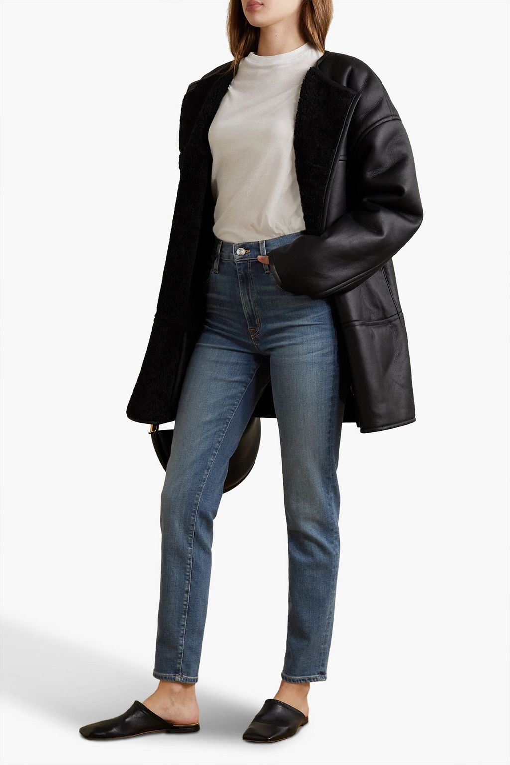 SLVRLAKE Roxy mid-rise slim-leg jeans