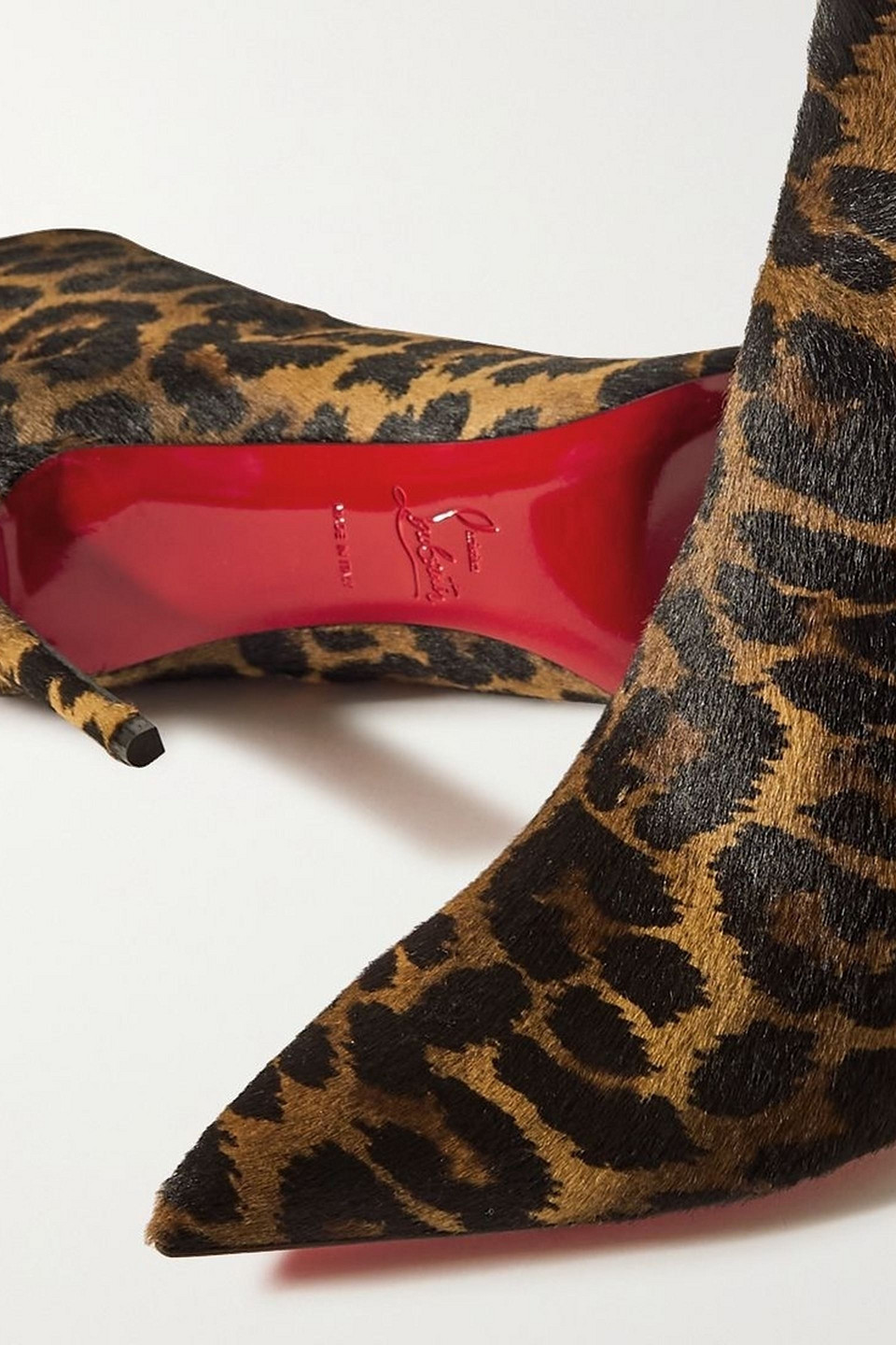 Louboutin leopard boots on sale