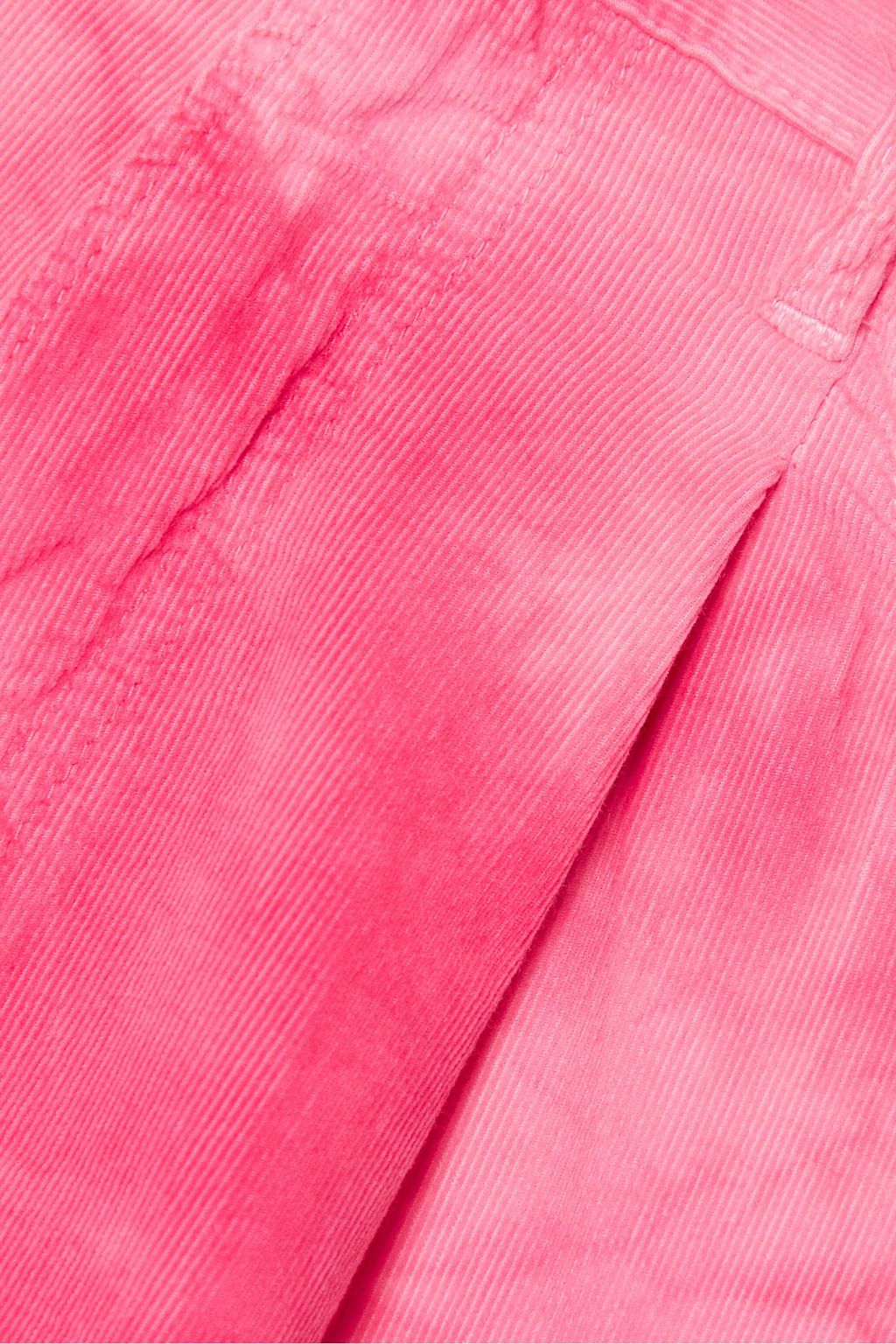 R13 Damon tie-dyed cotton-corduroy shorts