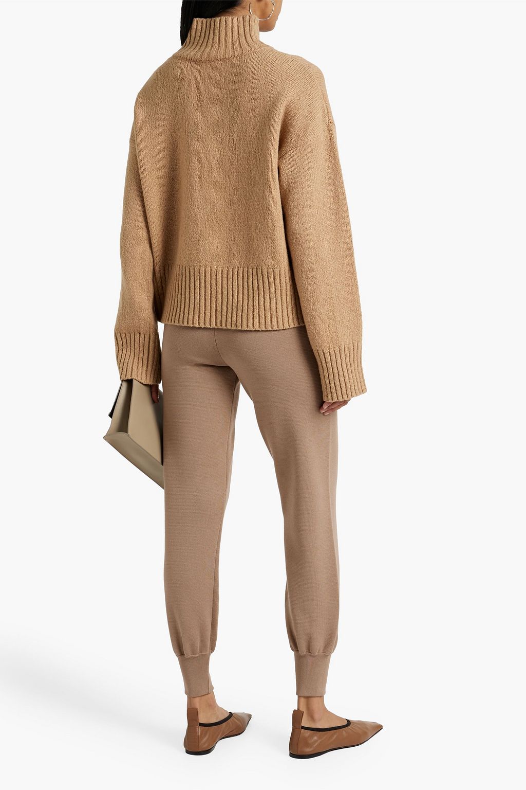 CASASOLA Lucas silk-blend track pants