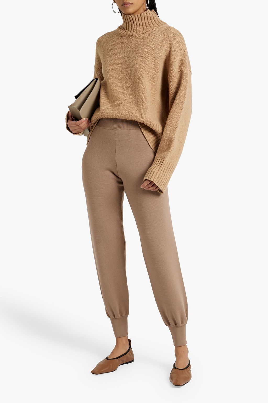 CASASOLA Lucas silk-blend track pants