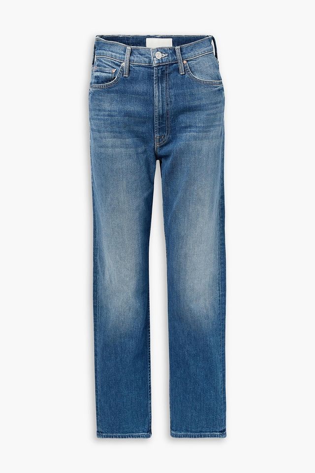 Study Hover high-rise straight-leg jeans