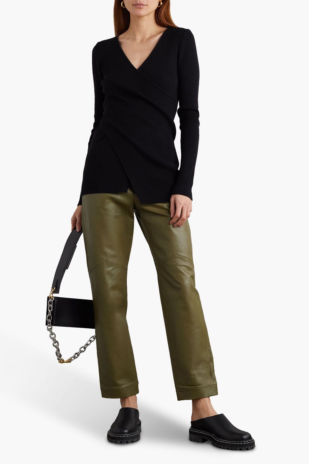 LVIR Leather straight-leg pants