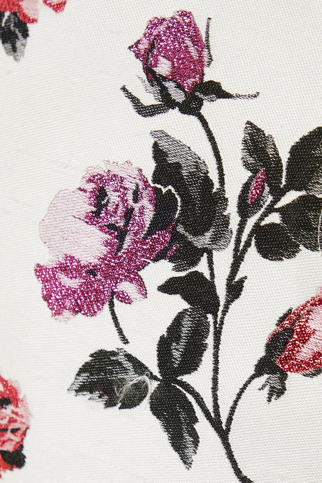 VALENTINO GARAVANI シルク混ブロケード ショートパンツ メタリック