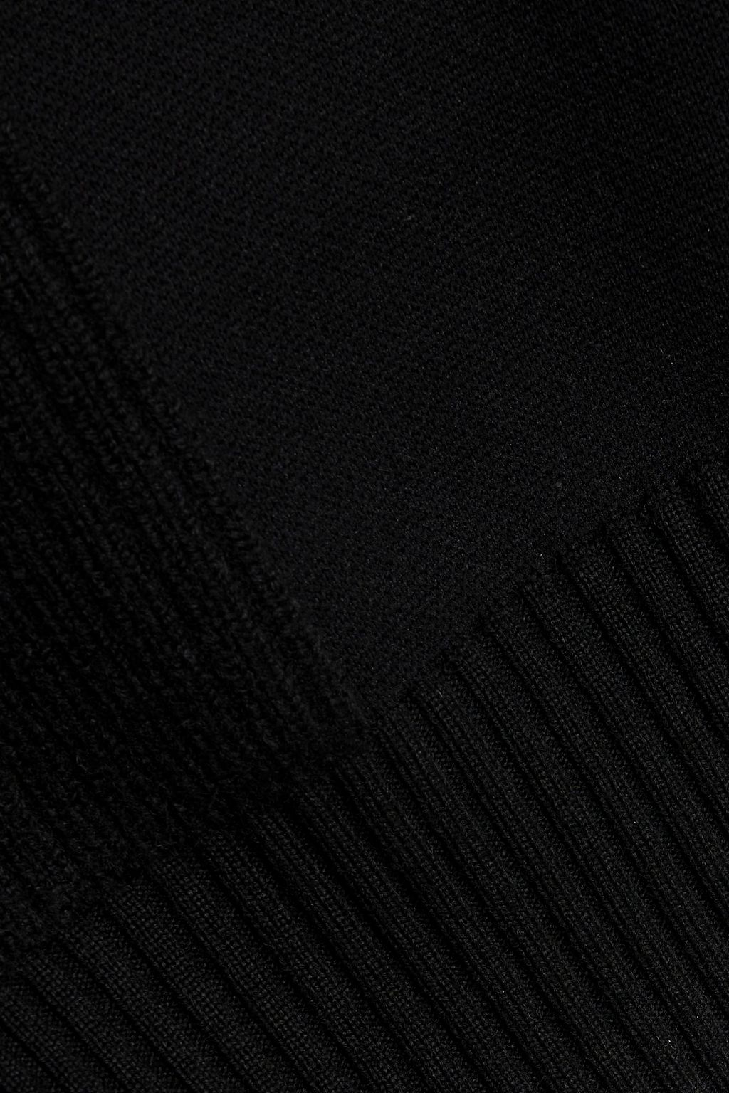 Y-3 Ribbed mohair-blend zip-up cardigan