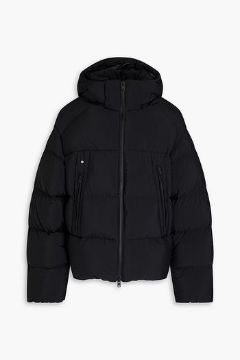 Y-3 퀼팅 쉘 다운 재킷