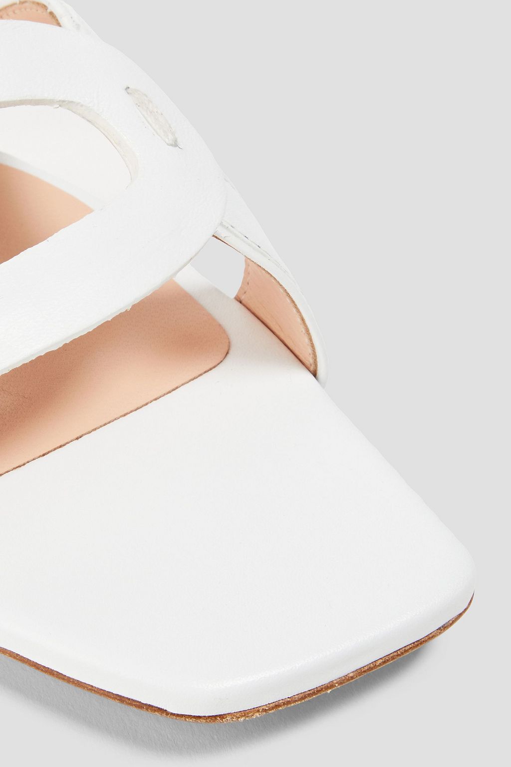 RUPERT SANDERSON Leather slides
